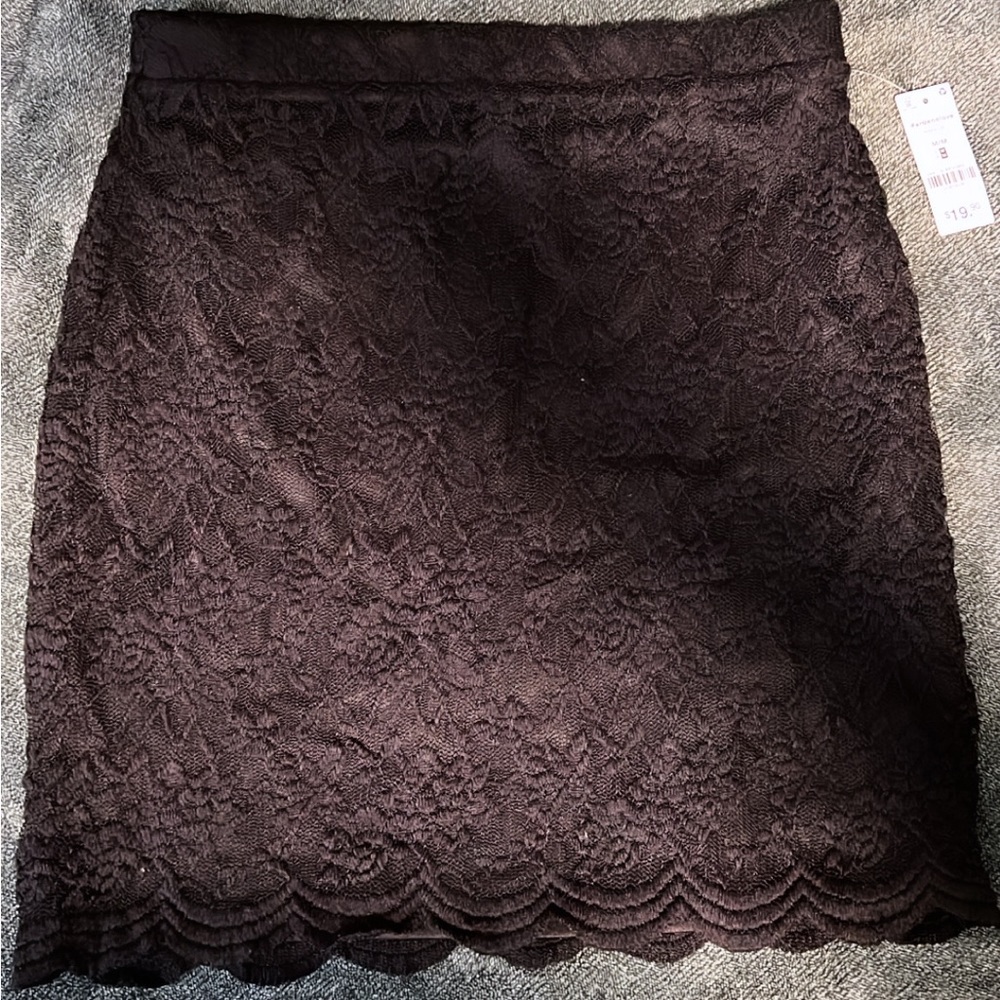 Black Lace Skirt